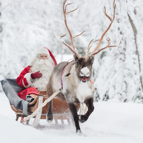 Santa's Not Just Making Toys in His Village Above the Arctic Circle in Lapland